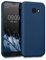 kwmobile Case kompatibel mit Samsung Galaxy A5 (2017) Hülle - Schutzhülle aus Silikon metallisch schimmernd - Handyhülle Metallic Blau