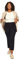 Trendyol Woman High Waist Cigarette Plus Size Pants Pantalons, Noir, 72 Femme