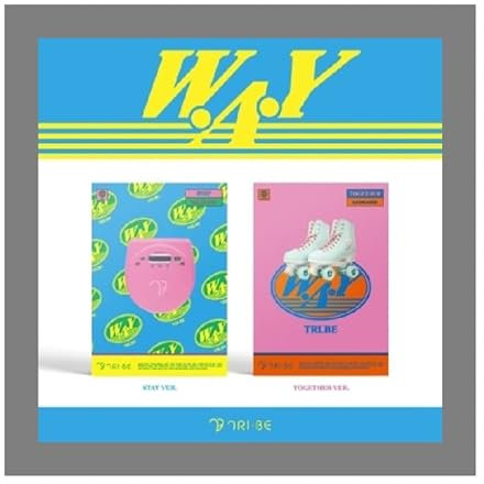 TRI.BE W.A.Y 2. Mini-Album, 2 Versionen, CD, 1p Faltposter auf Packung, 92p Fotobuch, 1ea Tag, 1p Filmfoto, 2p Fotokarte, Tracking Kpop versiegelt
