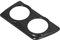 Air Vent Twin Gauge Pod Cover Carbon Style Frame Mount Aufkleber Ersatz für Astra VXR MK5