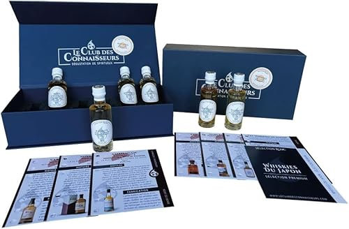 Coffret Dégustation Whisky Du Japon Premium 6 x 40ml - En Solo Ou En Duo