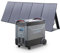 ALLPOWERS R4000 Tragbarer Powerstation mit 400W Solarpanel, Solargenerator 3456Wh LiFePO4 Batterie mit 4000W AC Ausgang, Tragbare Heimbatterie für RV, Camping, Wohnmobil, Haus Stromausfälle