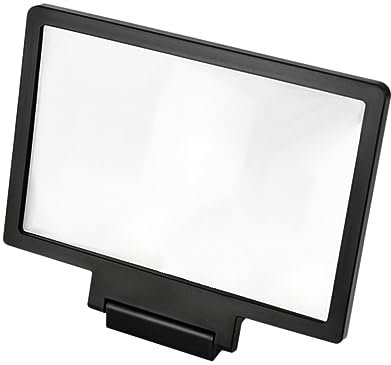 jojofuny Smartphone Screen Magnifier Bracket Phone Holder Suction Cup Enlarged Screen for Reading Movie Magnifier for