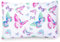 PinkZebra Kopfkissenbezug Kinder, Kissenbezug 40 x 80 cm aus 100% Baumwolle, Kissenhülle Jungen, Öko-tex Standard 100, Kinderbezüge mit Reißverschluss, Schmetterlinge