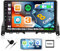 4G+64G CAMECHO Android 13 Autoradio für Mercedes-Benz C-Class W204 S204 2007-2010 mit Navi Carplay Android Auto,8Core丨9 Zoll Bildschirm Radio 2 Din mit Bluetooth RDS/FM WiFi Mirror Link DSP