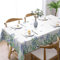 Tischdecke Abwaschbar Rechteckig 150x260cm, Blumig Tischdecke Outdoor Florals Tischdecke Fleckschutz Pflegeleicht Wasserdicht Tischtuch für Küche, Esstisch, Couchtisch, Party, Garten