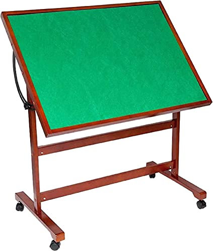 XMWOEIX Jigsaw Puzzle Table,Tilting Puzzle Board -with Non-Slip Surface, with Wheels Easy Transport-1500 Piece Wooden Jigsaw Puzzle Table for Adults Teens for Puzzle Amateur (Size : 32*21)