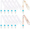 SOFPLATE 1 Box 12er Pack Sublimations Lanyards Rohlinge Weiße Lanyards Mit Eisenverschluss Schlüsselanhänger Rohling Drehhaken Polyester Umhängeband Für Ausweise Karten Büro Und Schulbedarf Badge Lan