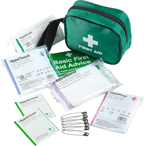 Safety First Aid HSE One-Person First Aid Kit | in Water-Resistant Nylon Pouch