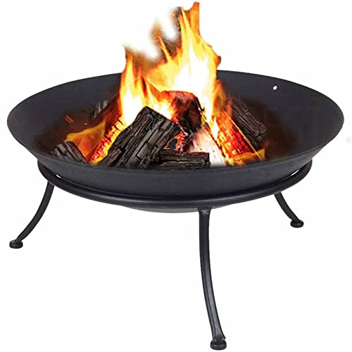 Outdoor Fire Pit Bowl 70CM Wood Burning Brazier for Garden Patio Camping Picnic & RV TripsPerfect Portable Fire Pit for Outdoor Gatherings and Cozy Evenings