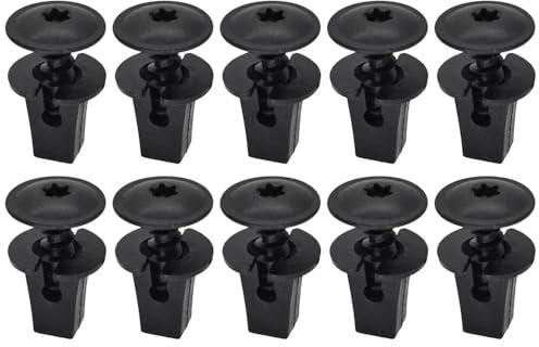 sjniosn 20 Stück Motorabdeckung Unterbodenschutz Spritzschutz Radlauf Schraubenhalterung Auto Kotflügelverkleidung Schnappbefestigungsclips Bolzen N90974701 Verschluss(20pcs set)