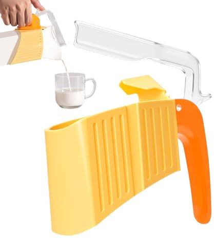 Pince Pour Brique De Lait Avec Poignée,Assistant Verseur Réutilisable Anti-Fuite - Support de Versement pour Briquette de Jus,Pour Maison Appartement Cuisine Salle À Manger Camping Pique-Nique