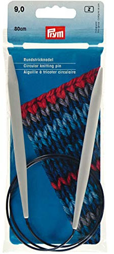 Prym 211180 Rundstricknadeln KST 80 cm 9,00 mm grau