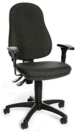 TOPSTAR Bürostuhl Drehstuhl California 60 Stoff anthrazit schwarz