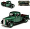 Motormax Ford Pick-up 1937 GrÜn Pritsche Oldtimer 1/24 Modell Auto