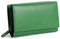SADDLER Damen-Geldboerse, 14 cm, Trifold mit 3-Seiten-Reisserschluss und 2-fach-Muenzfach - Jelly Bean Grun