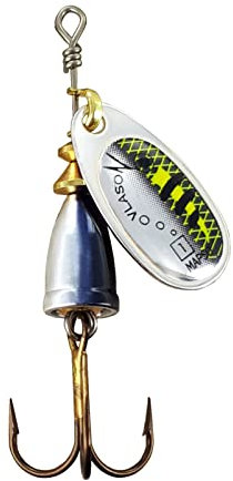 MAPSO - 5 Cucharillas de Pesca VLASON-1 Pan-N 4 GMS.