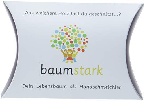 Baumstark B102 Handschmeichler 45 mm mit Baumhoroskop, Holz, Pappel, 8 x 11.5 x 2.8 cm