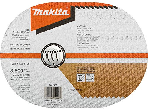 Makita B-12669-10 INOX dünne Trennscheibe, Körnung 60, 10 Stück