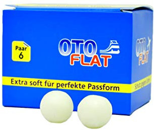 Otoflat - Tapones para los oídos (cera de abeja natural, 12 unidades, protección auditiva premium para un sueño agradable, SNR29dB certificado, reducción de ruido,