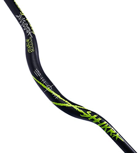SM SunniMix Fahrralenker Rennrad Mountainbike MTB Lenker Riser Bar 31,8 x 785 mm - Schwarz + Grün