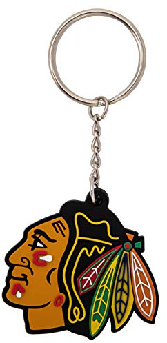 Porte-clés de voiture Chicago Blackhawks NHL - Ligue nationale de hockey (PVC)