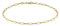 CARISSIMA Damen-Armband Ankerkette länglich Gelbgold 9kt 2,3mm 19cm
