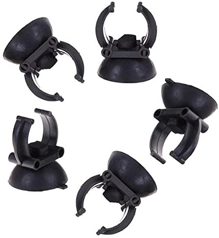 Froiny 5pcs Aquarium Sucker Ventouse Chauffage Sucker Clips Supports pour Conduite d'air Oxygène Tube Tuyau De Pompe Ventouse