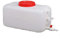 Jerrican eau 50L Plastique Réservoir D'eau Bidon D'eau Grande Capacité Conteneur De Stockage D'eau Avec Couvercle Et Robinet Fontaine À Eau Transporteur De Stockage D'eau for L'extérieur Camping
