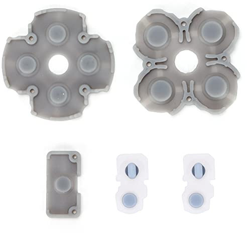 Heayzoki Leitfähiges Gummi-Pad für PS5, Controller-Silikon-Leitgummi-Pads, Tastenreparatur-Ersatzteil für PS5, Leicht und Tragbar