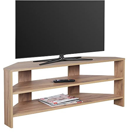 RICOO TV Lowboard 110 x 45 x 36 cm Fernsehtisch Eiche Gold Braun WM069-EG, tv Board tv Schrank, Eckschrank für Fernseher, Fernsehtisch, TV Bänke & Lowboards, tv möbel & phonomöbel TV Sideboard