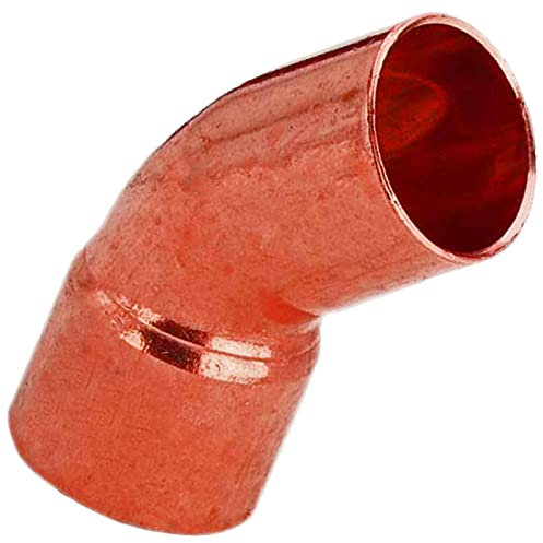 Löt Fitting alle Sorten | Kupfer Rotguss | Winkel Bogen Übergang T-Stück Zubehör | 10-35 mm >>> Kupfer Bogen 45 Grad (i-a) 28mm