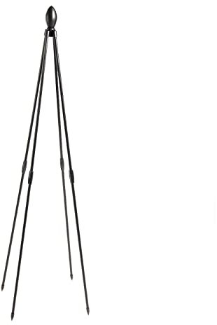 Panonw Garden Obelisk Trellis, 70.8 Inch Wrought Iron Garden Stake Plug-in Wrought Iron A Frame Support Trellises Plant Stand for Potted Climbing Plants