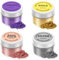 Or Paillettes Comestibles Set, Jelife 4 Couleurs Poudre Alimentaire Colorant Alimentaire Lustre Poudre pour Décoration de Gâteaux, Boissons, Chocolats, Macarons, Fondants, Gâteau de Paques, 5g chacun