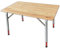 CASTELMERLINO 028-T Tavolo Pieghevole GAMBE TELESCOPICHE Outdoor Camping Terrazzo Piano in Larice cm 100 x 60