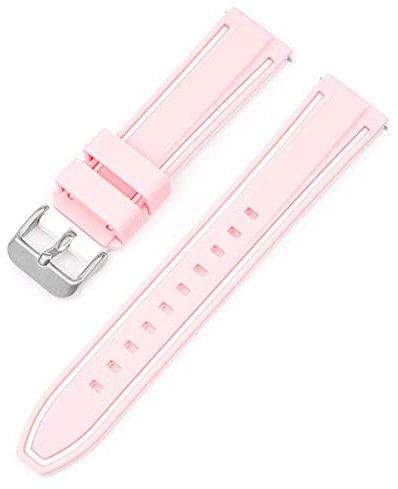 BBZ cinturino silicone 20mm Compatibile con Omega X Swatch Moon Watches Men Women，Vivoactive 3, Forerunner 245/645, Vivomove HR, Galaxy Watch