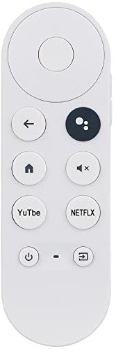 AIDITIYMI Voice Search Remote Commander Replacement Compatible with Google Chromecast 4K TV Snow Streaming Player G9N9N GA01409-US GA01919REM GA01919-US GA01920-US GA01923-US GA02463-US GA02464-US