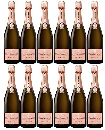 Louis Roederer Champagne Vintage Brut Rosé Champagner Frankreich Inkl. FeinWert E-Book (12 x 0,75l)