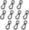 10pcs Moschettone In Plastica Moschettone Da Campeggio Fibbia Accessori Per Tende Da Esterno Moschettone Multifunzione Attrezzatura Da Campeggio Clip Con Fibbia Per Tende Ganci Per Tende Per Luci