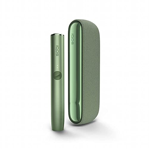 IQOS ILUMA Kit, Moss Green- Heat Not Burn Device Alternative to Smoking Heated Tobacco. Device Only -No Heated Tobacco Sticks and No Nicotine included