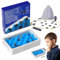 Magnet-Schach-Spiel,Magnetische Schach,Magnetische Schachspiel,Magneten Spiel,Magnetische Schach mit Spielseil, Puzzle Checkers Spiel,Tragbares Schachbrett-Party Für Familientreffen