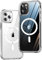 ONES für iPhone 11 Pro Hülle, Hybrid Magnetisch Handyhülle, kompatibel mit MagSafe, Militärnorm Schutz, stoßfester Airbag, Anti-gelbe Silikonhülle, Kratzfest, dünne, transparent