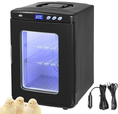 25L Reptile Incubator Egg Incubator, Scientific Lab Incubator Cooling And Heating Thermostat Box, 5°C-60°C Temperature Control & Digital LED & Lighting, For Reptiles Chameleon Lizard Turtle