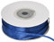 Satinband 3mm Blau, Geschenkband Dünn Stoff, Doppelseitiges Satinband Dunkelblau 91 Meter, Polyesterband Stoffband für DIY, Basteln, Hochzeit, Geburtstag, Weihnachten, Party Dekoration