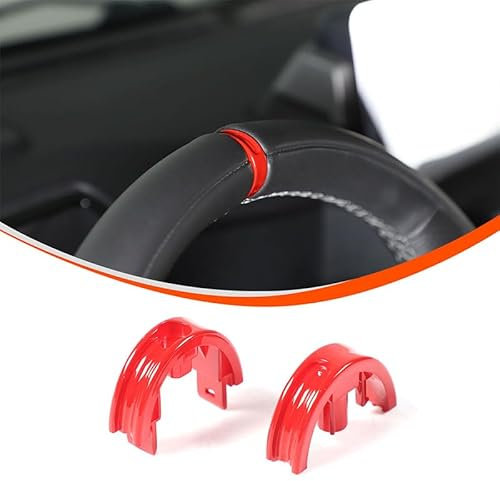 Auto-Lenkrad-Obermarkierung Kompatibel mit INEOS Grenadier 2020-2024,Markierung der Lenkrad-Mittellinie Autozubehör Innenraum,Ersatz für Lenkrad-Obermarkierung (Rot)