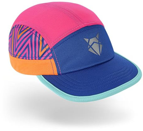 INCYLENCE Running Cap Reflective Laufkappe für Damen und Herren Verstellbar (DE/NL/SE/PL, Alphanumerisch, Einheitsgröße, Sunset Vibrance)