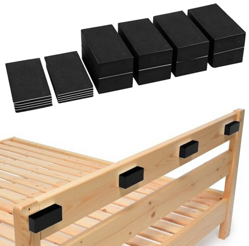 18 Stück Eva Foam Abstandshalter Wand Selbstklebend Wandschutz Bett Stopper Bett Wandpuffer Kopfteil Stopper Türgriff Schutz Möbel-Wandschutz Betts Möbel Stoßstangen,für Möbel Wand Kopfteil-Schwarz
