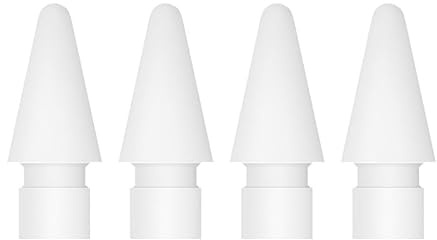 4 puntas para Apple Pencil, tapa de lápiz, puntas de repuesto de alta sensibilidad, para 1/2 generación