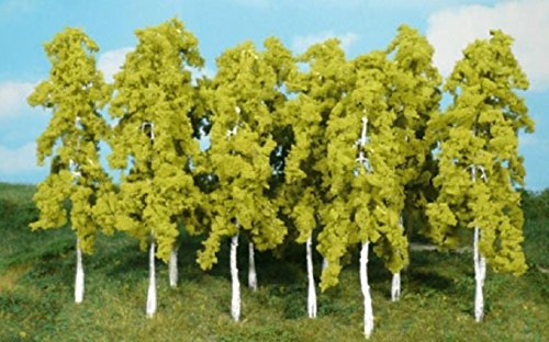 Heki 1412 Birkenbäume, 14 Stück, Höhe 14 cm, Mehrfarbig