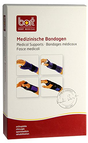 Bort Handgelenkstütze mit Alu-Schiene Gr. S, beige, rechts